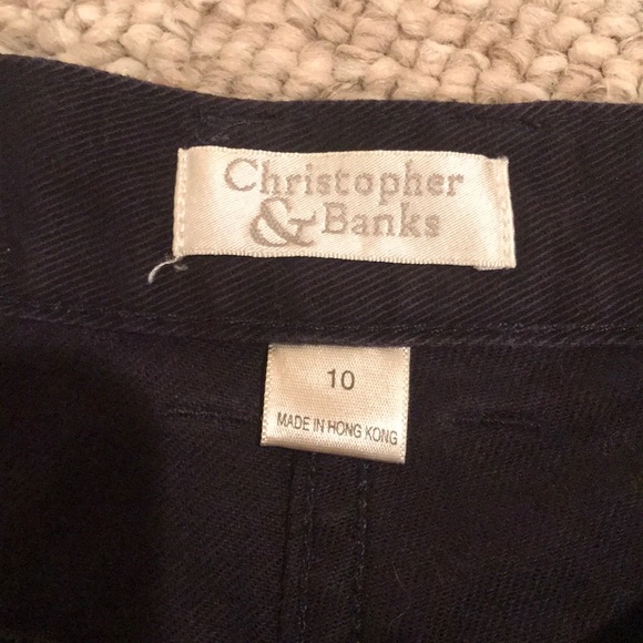 Women's Christopher & Banks Khaki Pants - Picture 2 of 5